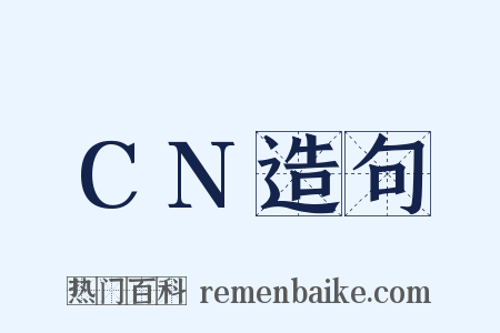 CN造句是什么意思的图片